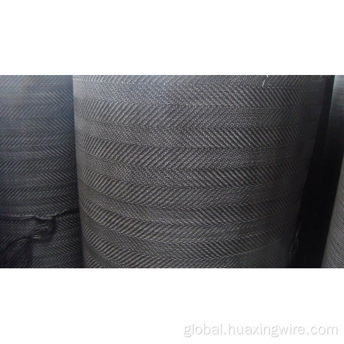 Black Wire Cloth black woven square mesh Supplier